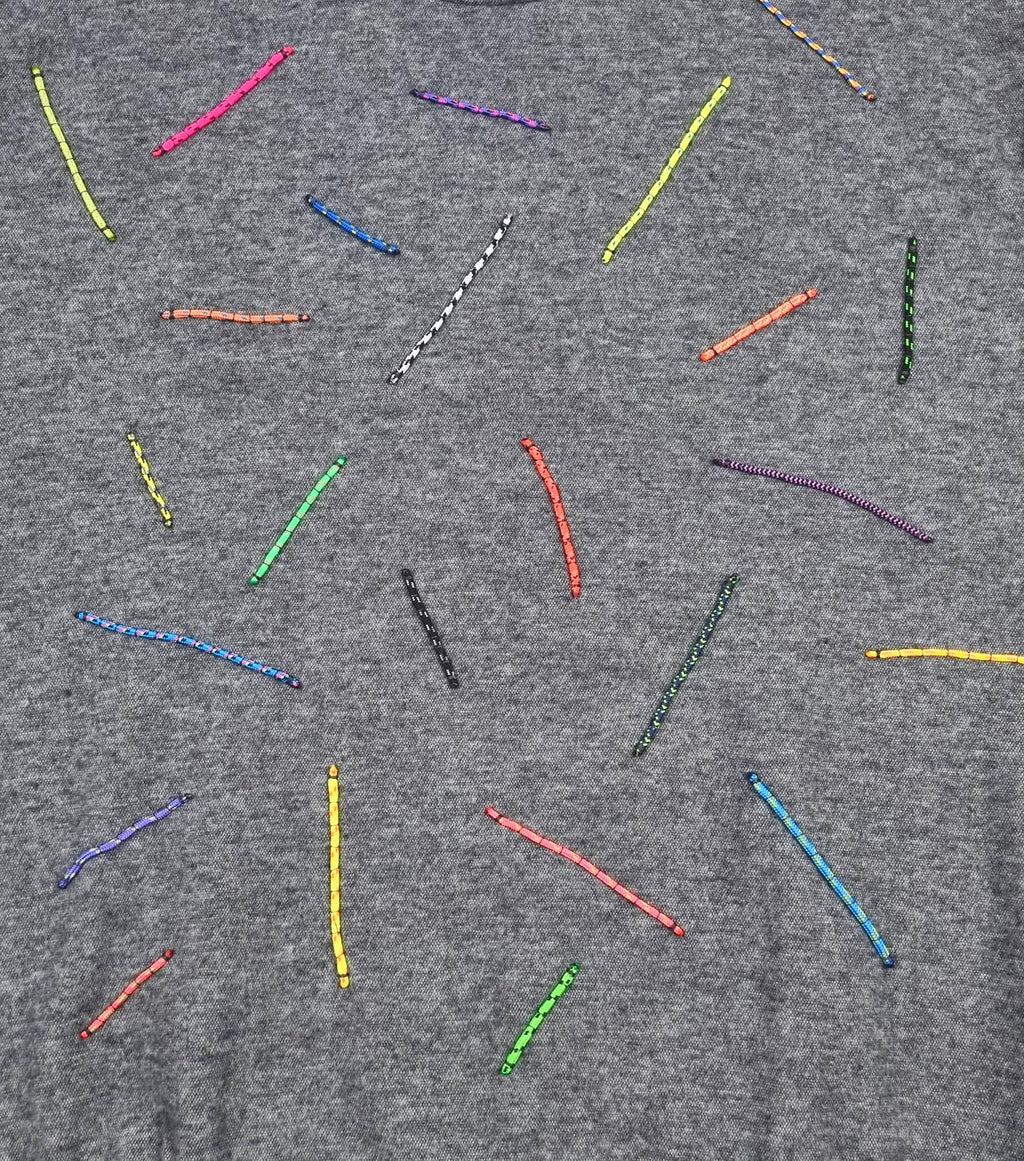 Sweatshirt cinzento escuro mesclado