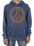 Faded blue hooded Sweatshirt