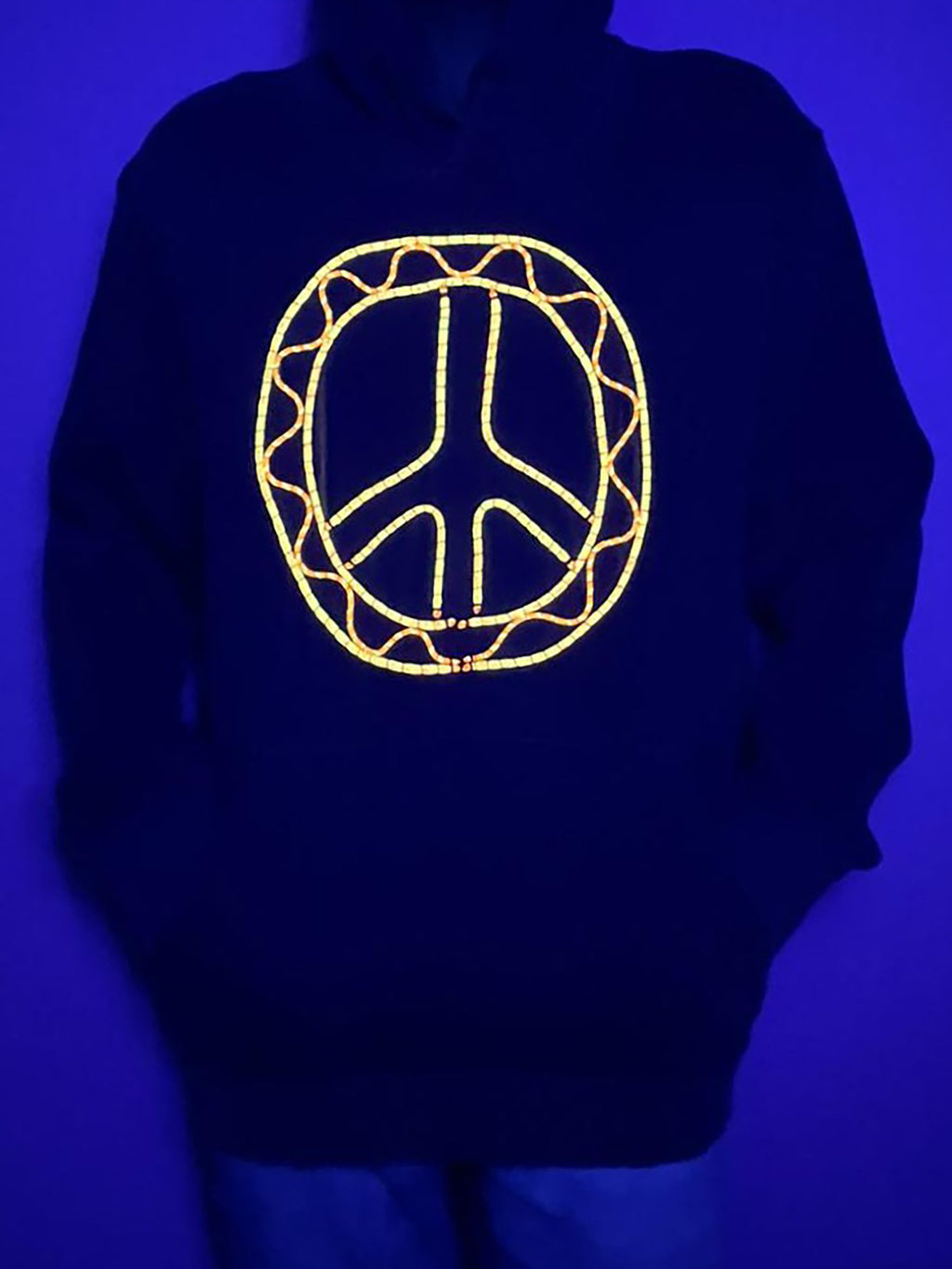 Faded blue hooded Sweatshirt