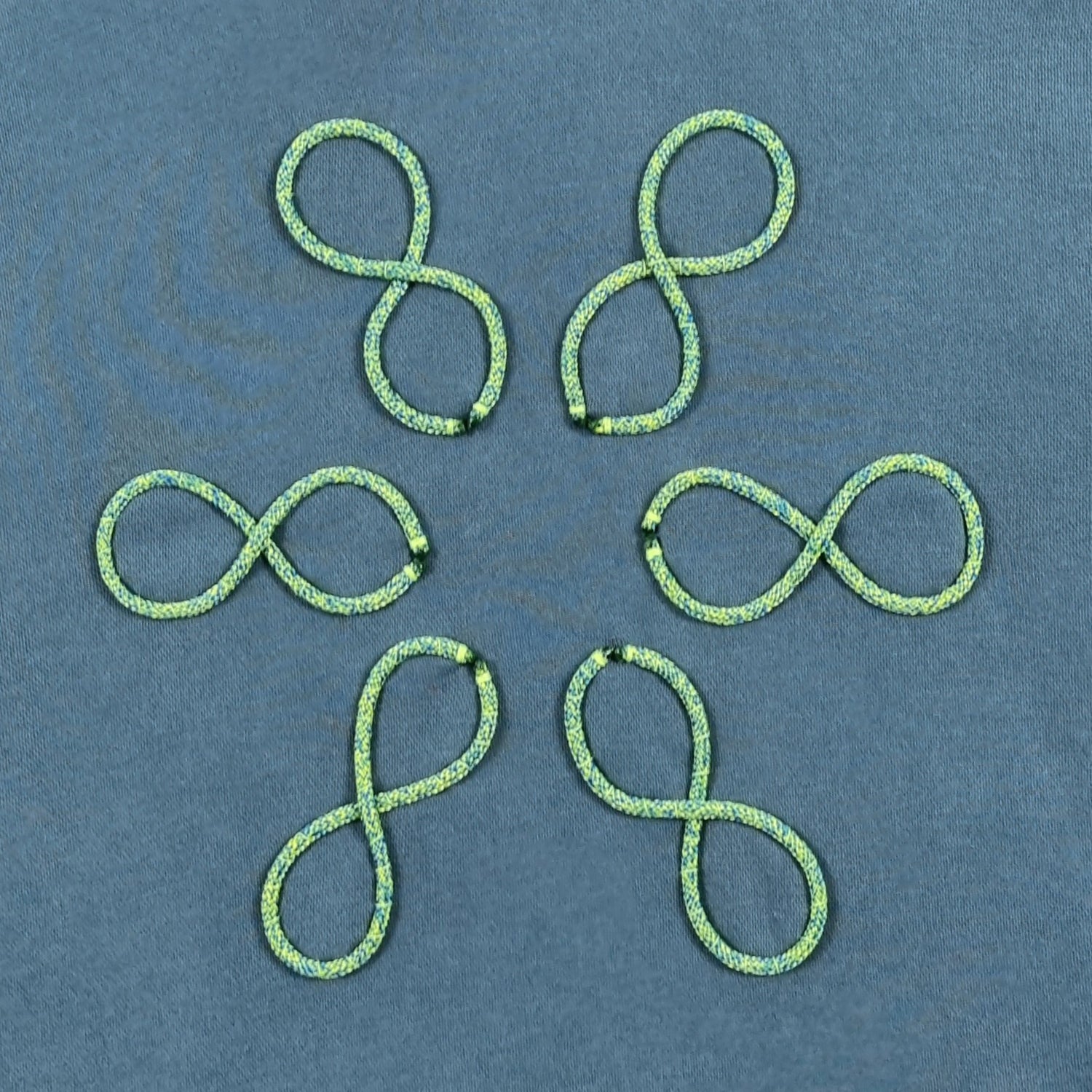 Faded turquoise blue Hooded Sweatshirt