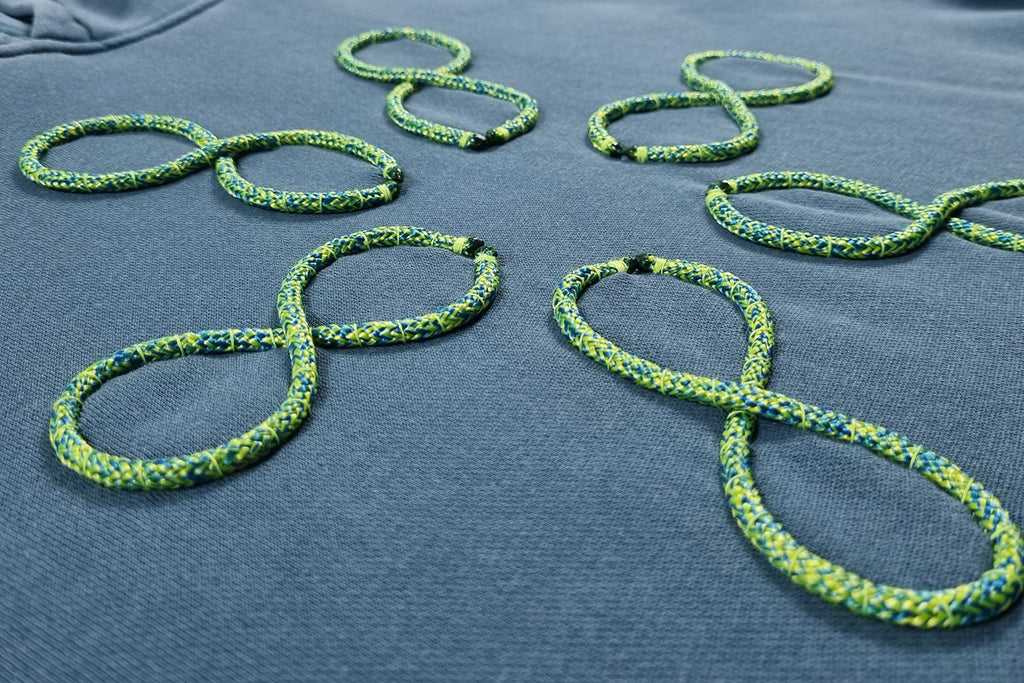 Faded turquoise blue Hooded Sweatshirt