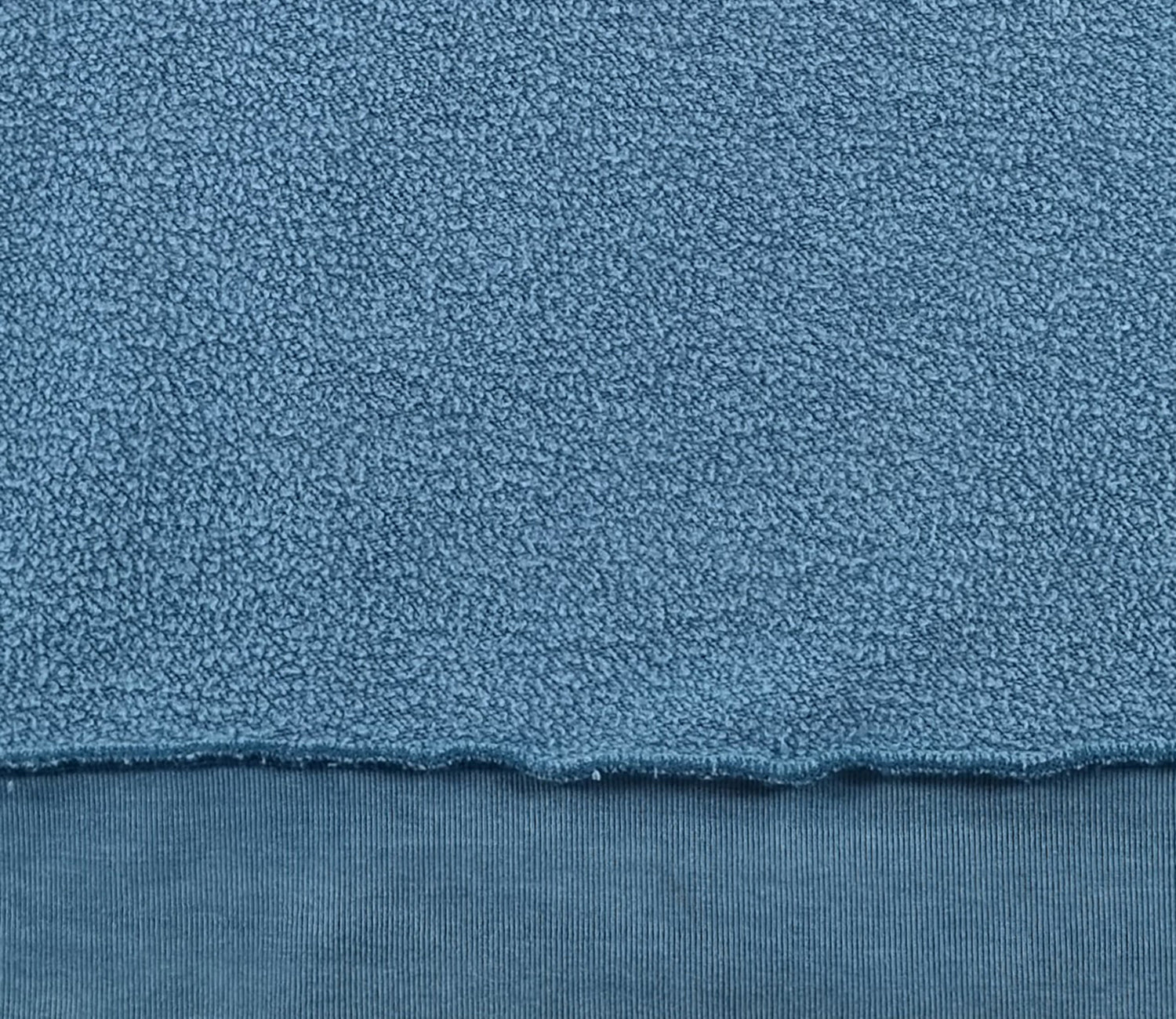 Sweatshirt com capuz azul turquesa desbotado