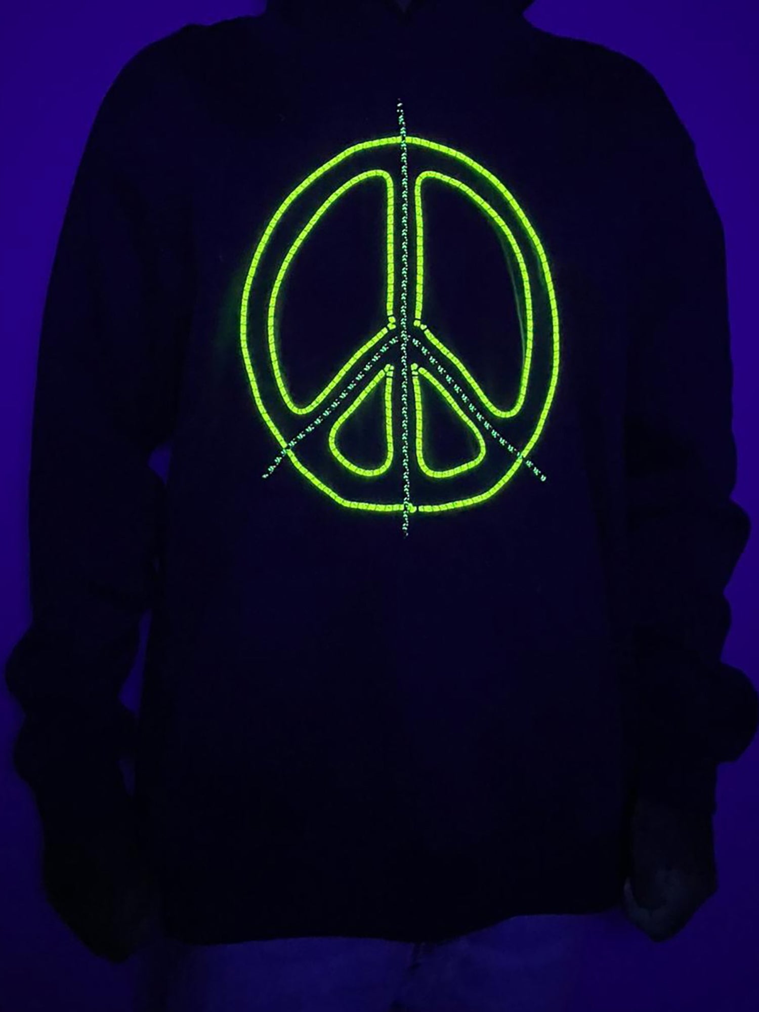 Green Hooded Sweatshirt