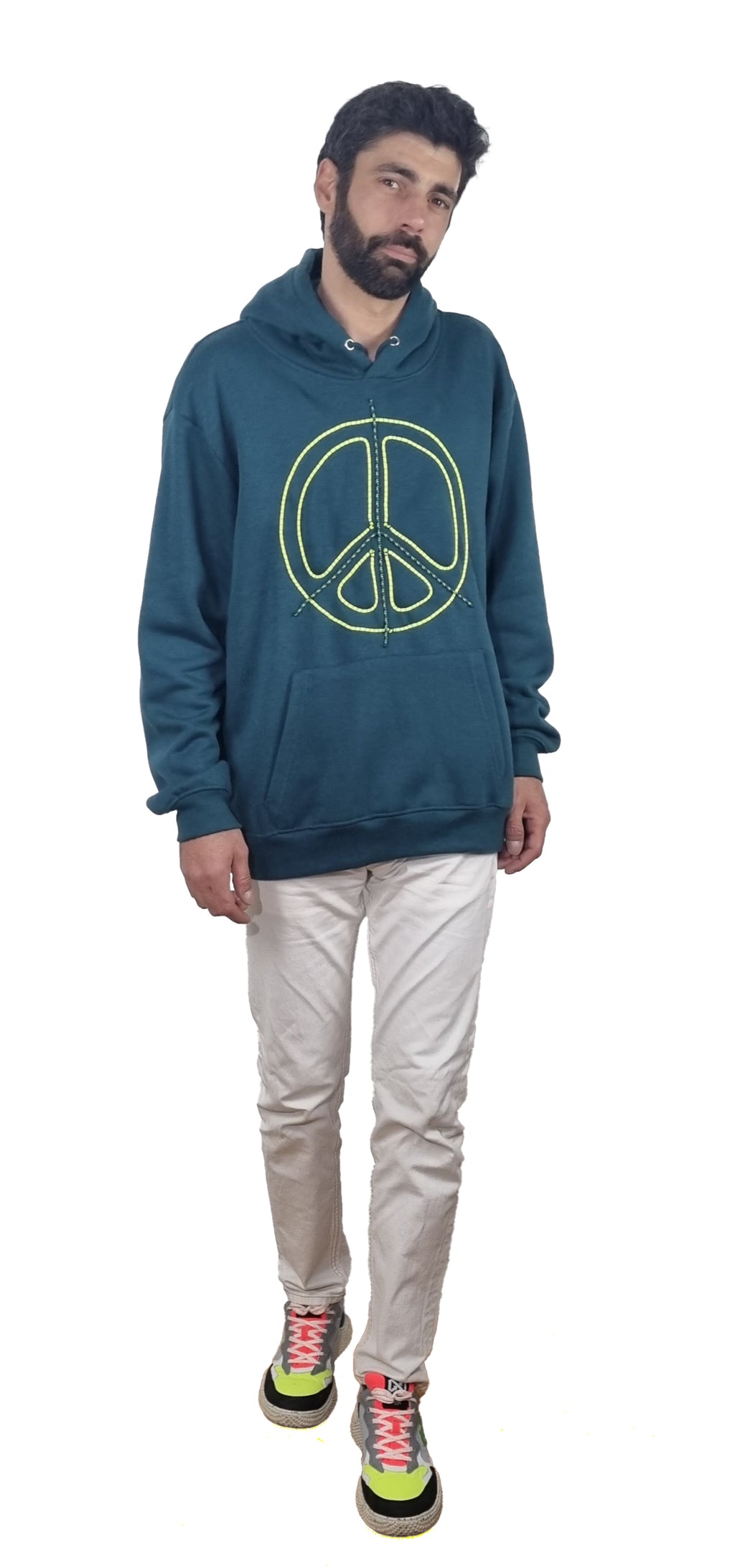 Green Hooded Sweatshirt
