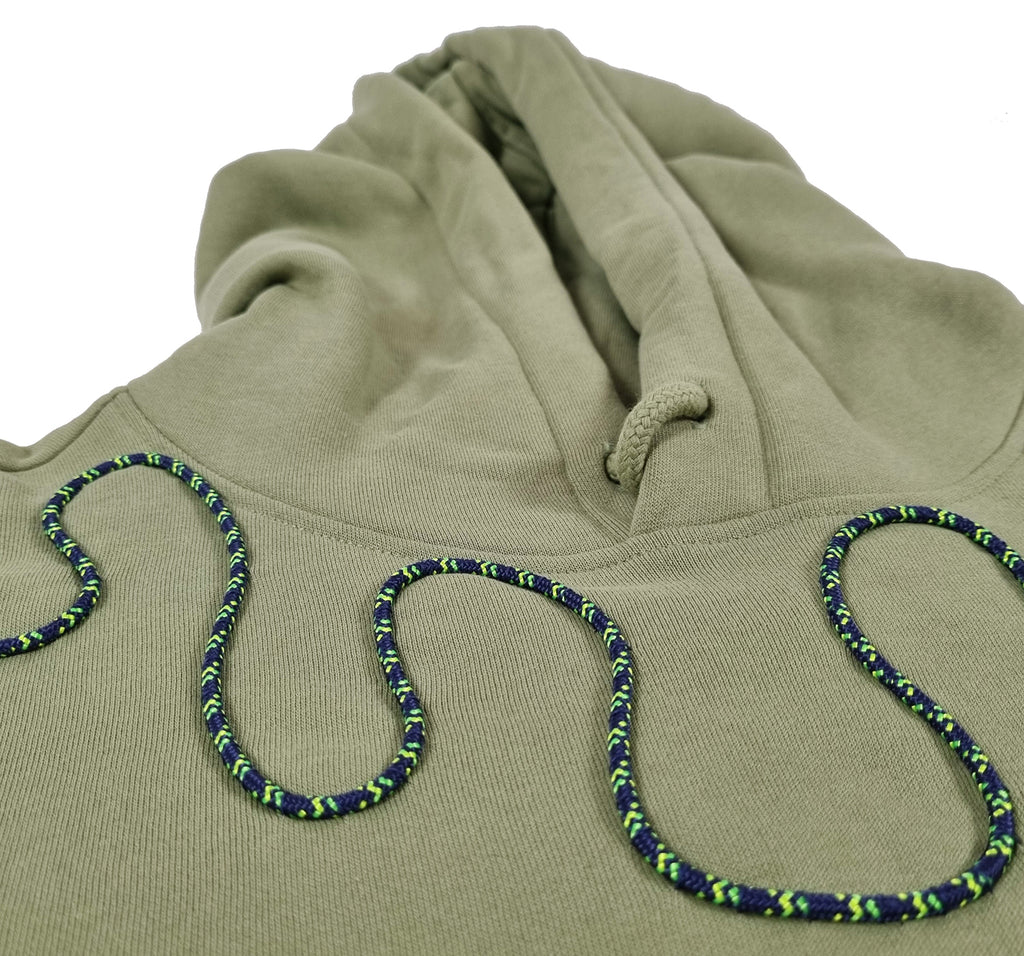 Light dry green Hooded Sweatshirt