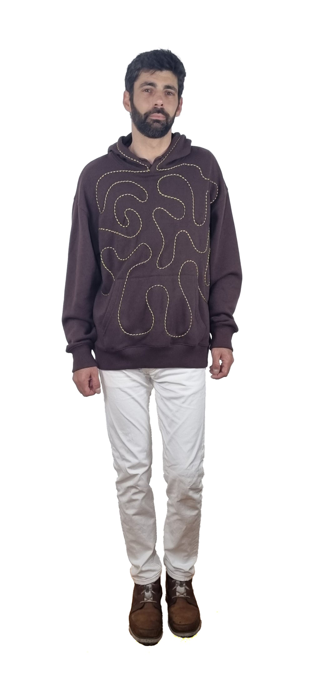 Brown Hooded Sweatshirt