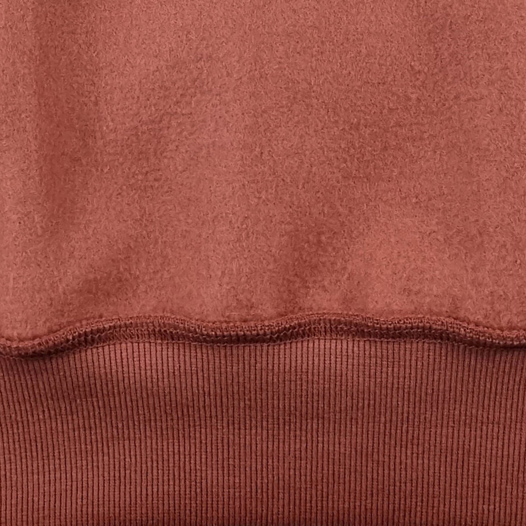 Sweatshirt com capuz tijolo