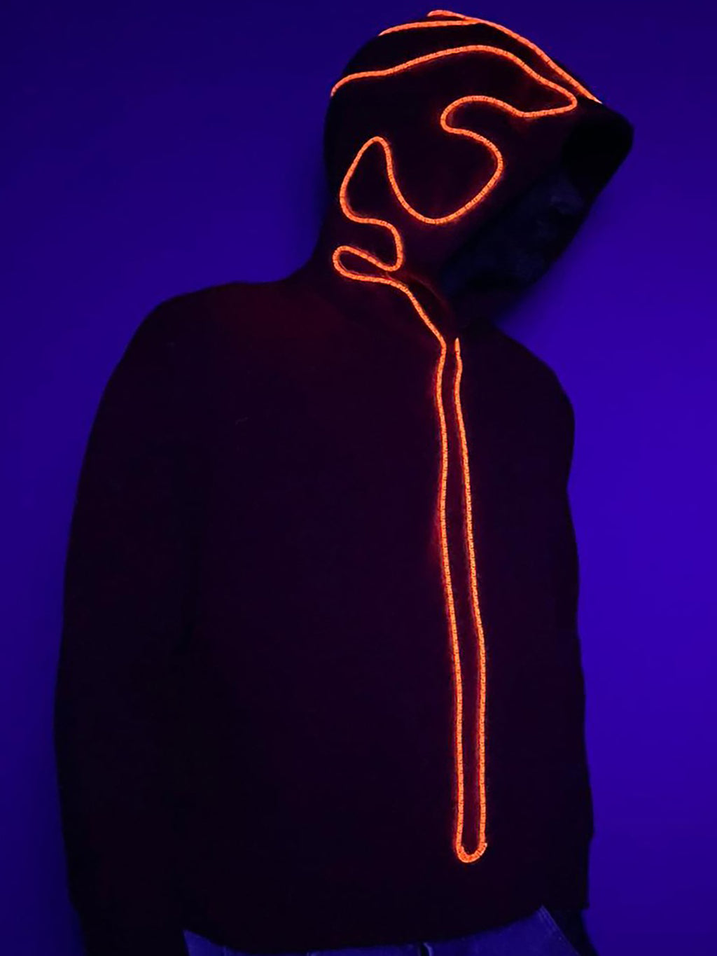 Sweatshirt com capuz tijolo