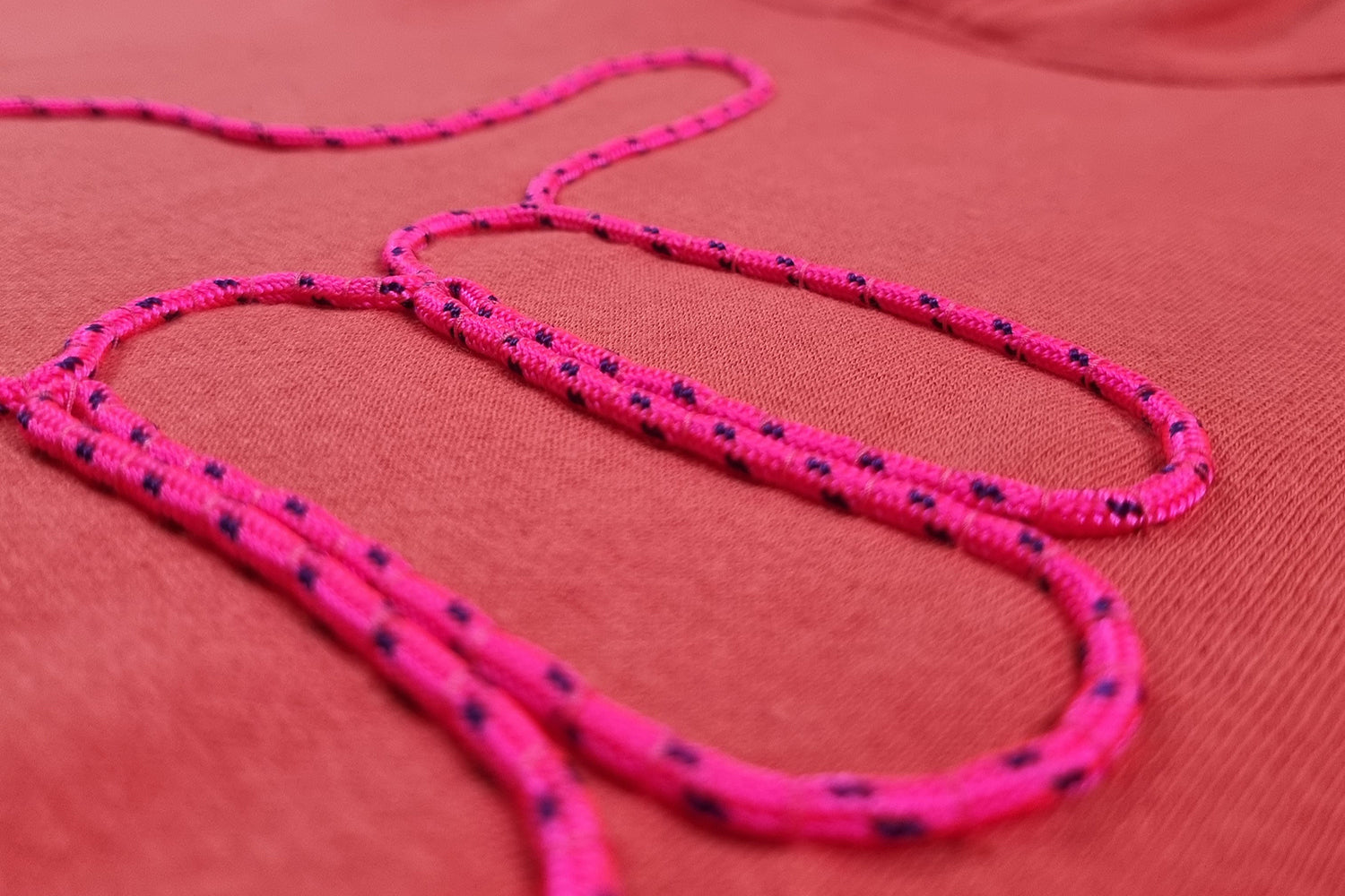 Coral red Hooded Sweatshirt