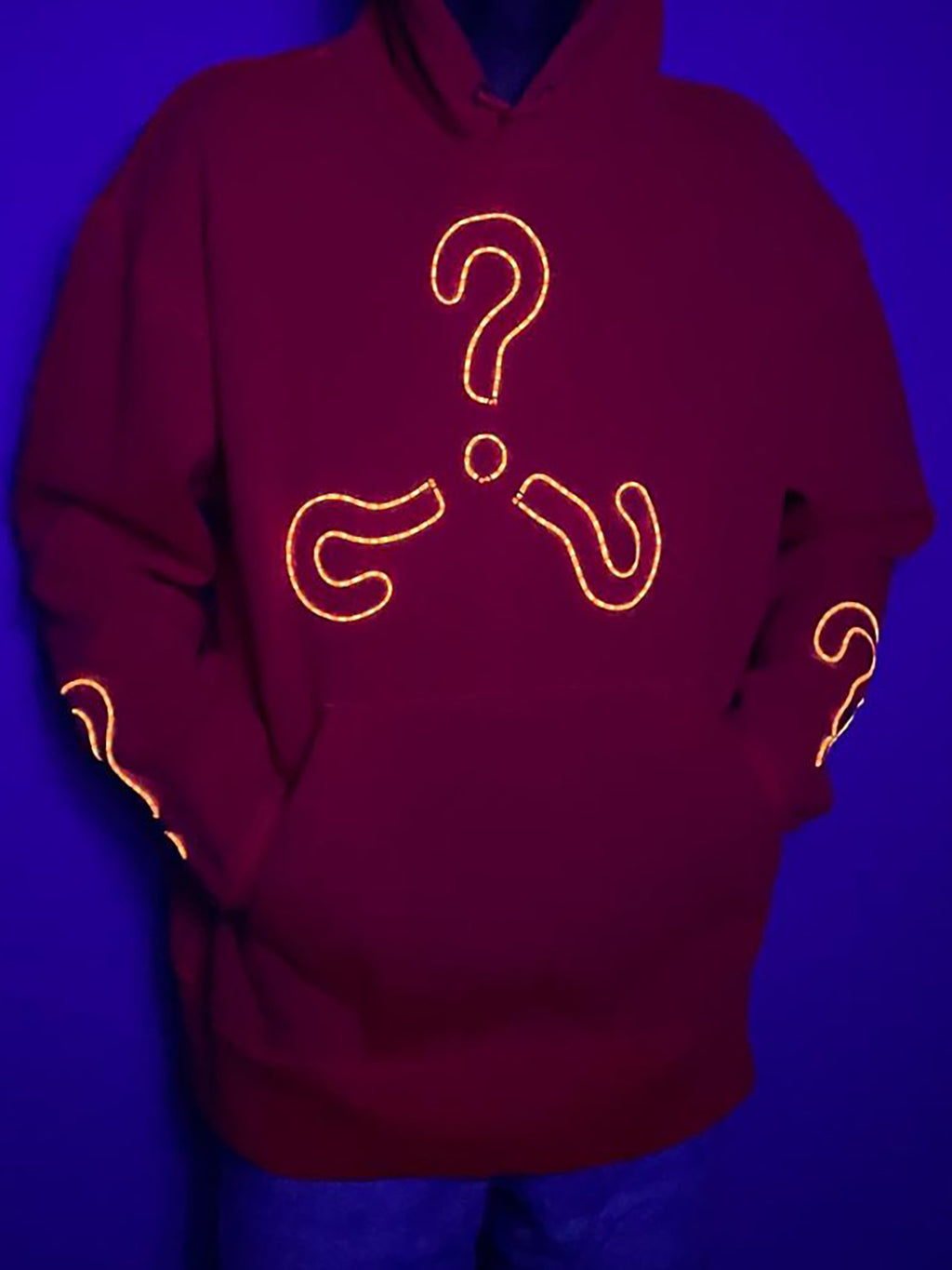 Red Hooded Sweatshirt