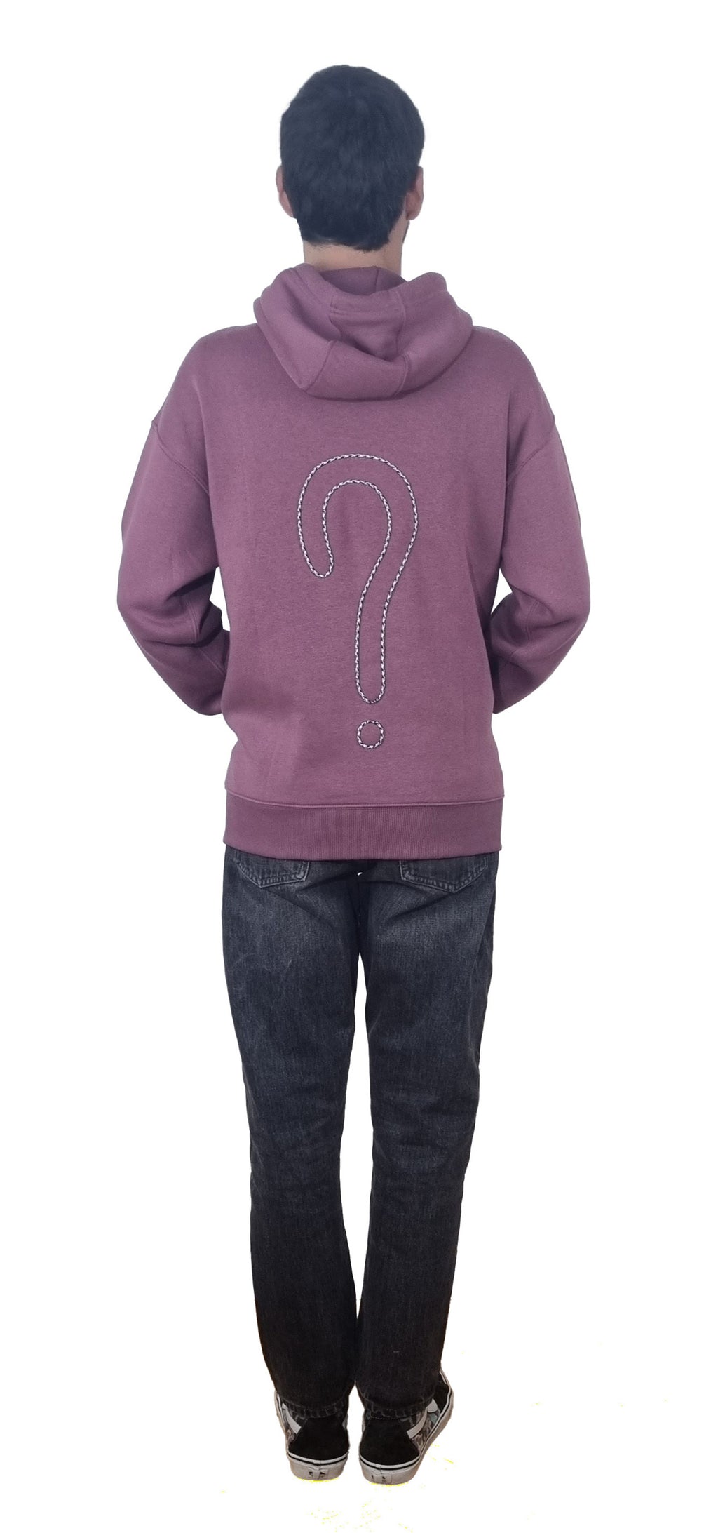 Sweatshirt com capuz roxo claro seco