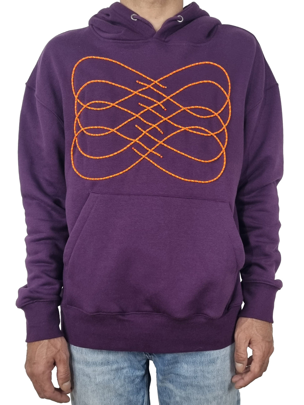 Purple Hooded Sweatshirt