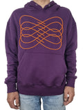 Purple Hooded Sweatshirt