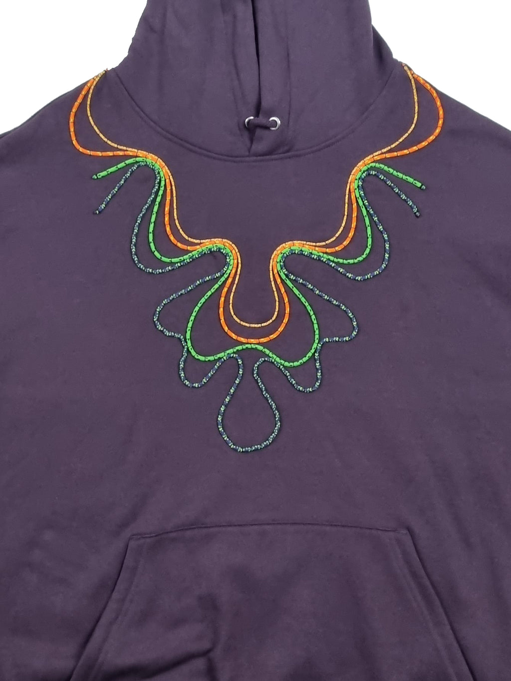 Sweatshirt com capuz roxo seco