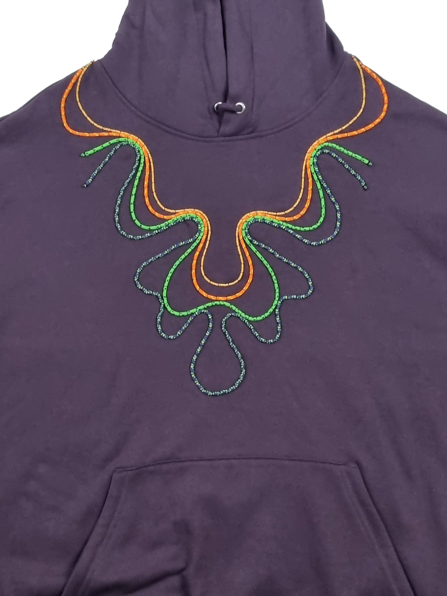 Sweatshirt com capuz roxo seco