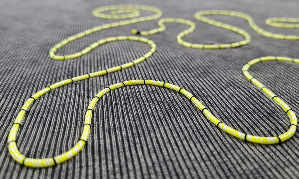 Black and beige ribbed Hooded Sweatshirt