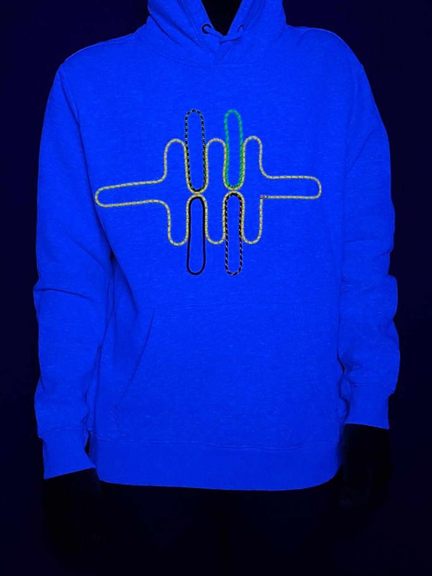 Sweatshirt com capuz cinzento mesclado