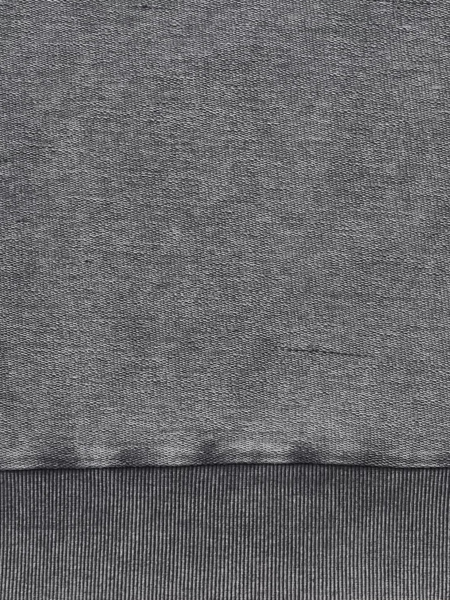 Sweatshirt com capuz cinzento desbotado